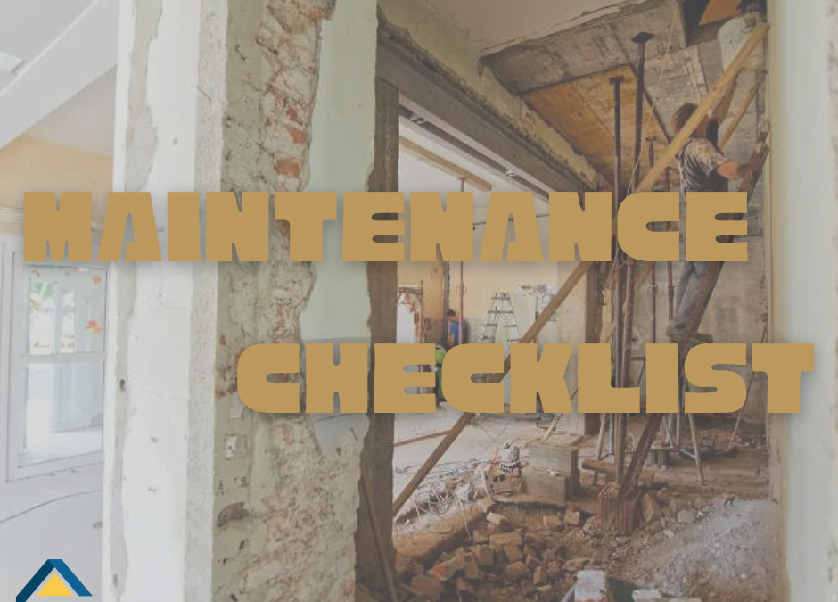 home maintenance checklist